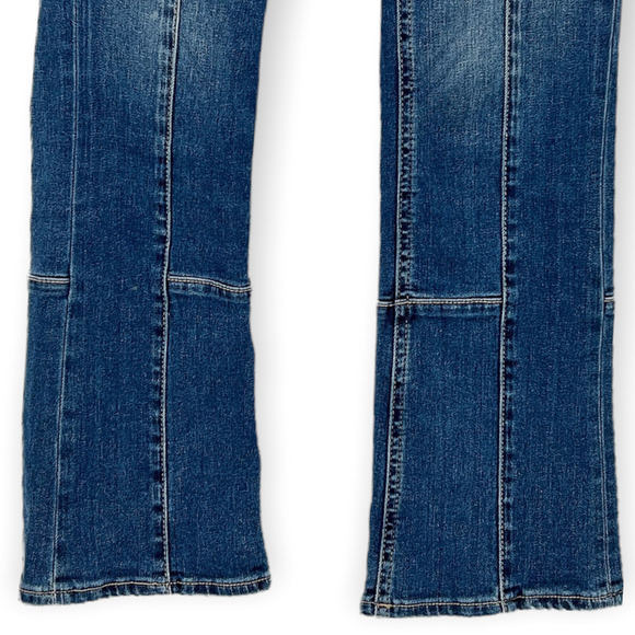 Anthropologie Pilcro Jeans Womens 25 Utility High Rise Cropped Boot Cut Denim - Picture 5 of 15